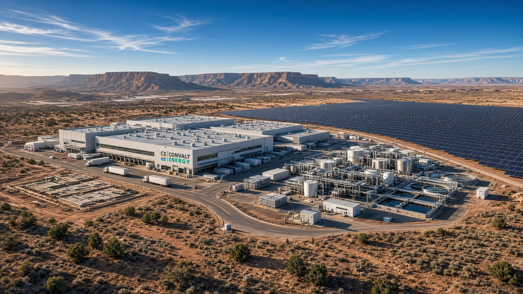 Proposed Project Solis manufacturing campus in Gallup